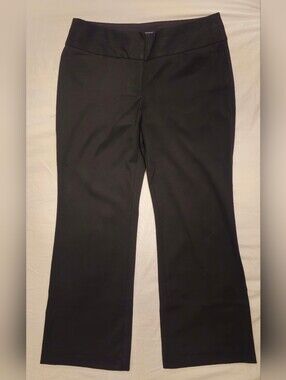 Express Editor Black Women's Bootcut Pants, Size 10R